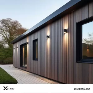 Xtrametal Exterior Aluminum Cladding with timber look surface
