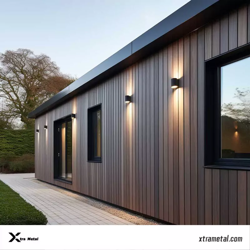 Xtrametal Exterior Aluminum Cladding with timber look surface
