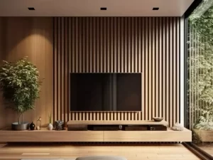 House Decor with Wood Look Batten