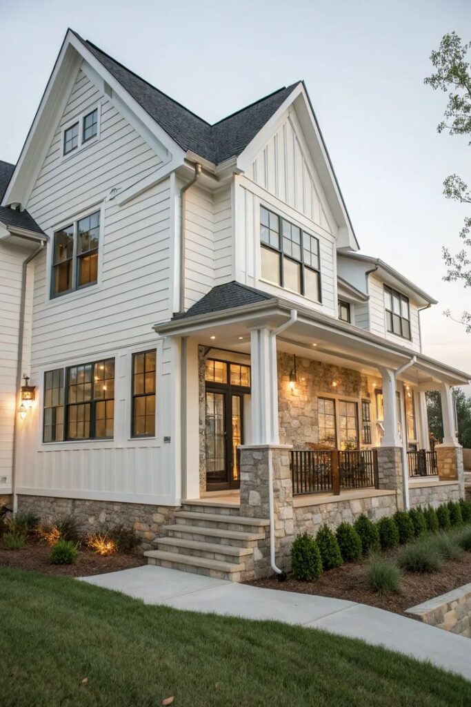 Inspiring White Vinyl sidingHouse ldeas