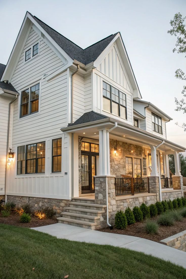Inspiring White Vinyl sidingHouse ldeas