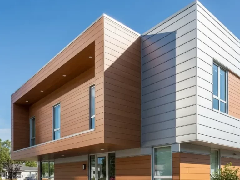 wood veneer aluminum siding panel