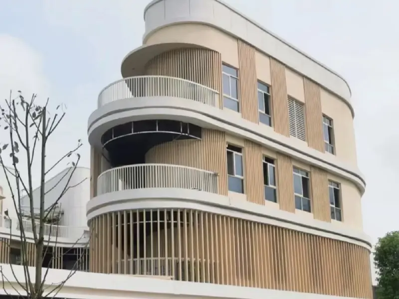 xtrametal vertical aluminum battens project
