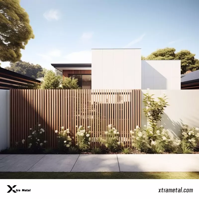 aluminum timber look slats