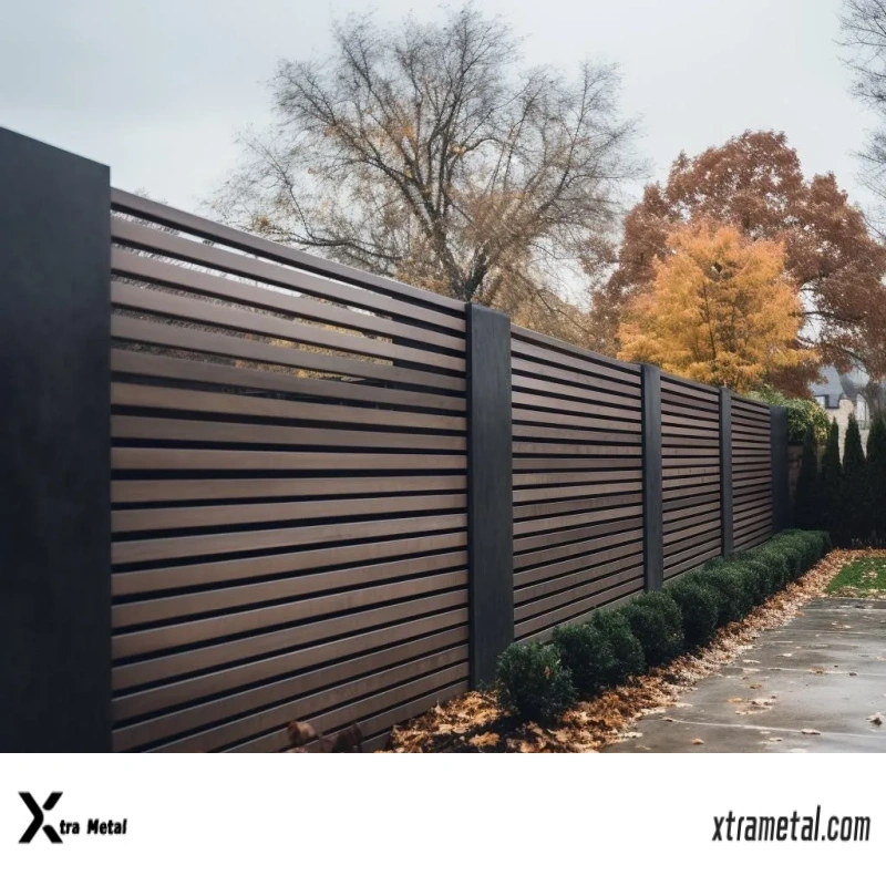 aluminum solid fence panels